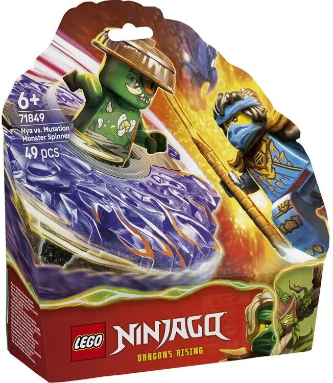 Конструктор LEGO Ninjago  Ния против спинера монстра-мутанта