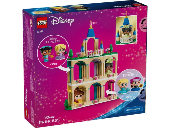 Конструктор LEGO Disney Princess Минипринцесы Бель и Тиана с замком