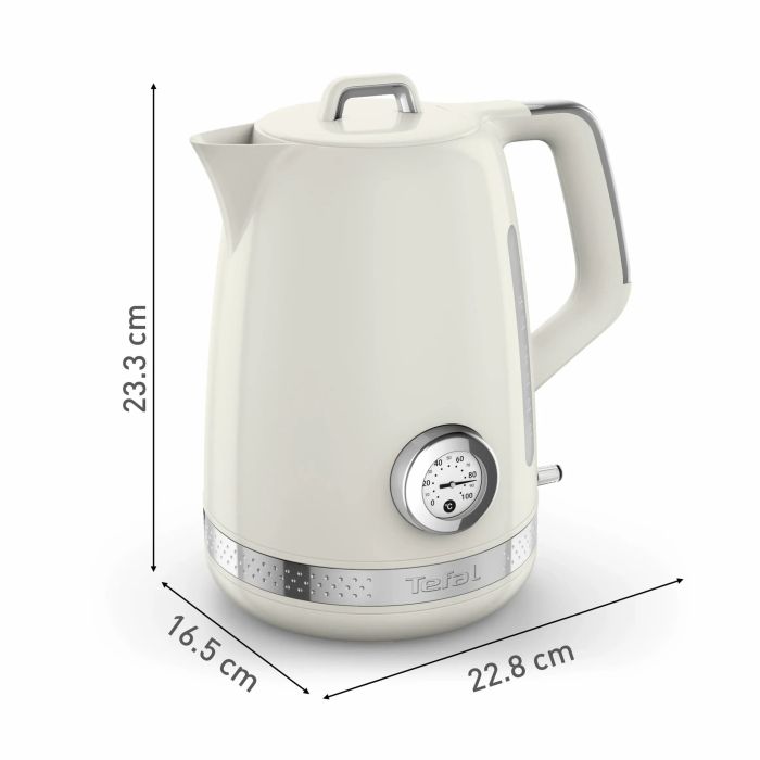 Электрочайник Tefal Soleil+ 1.7л, Strix, пластик, бежевый