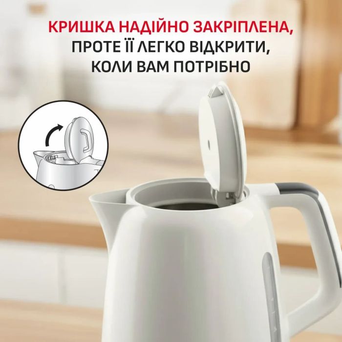 Электрочайник Tefal Soleil+ 1.7л, Strix, пластик, бежевый