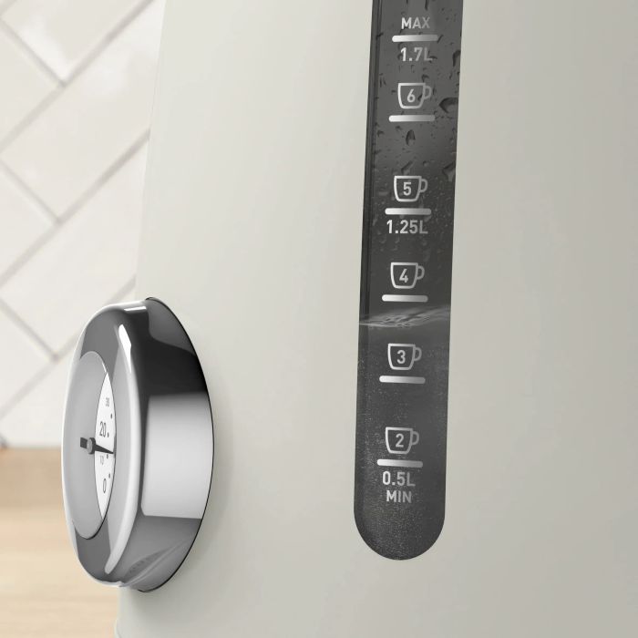 Электрочайник Tefal Soleil+ 1.7л, Strix, пластик, бежевый