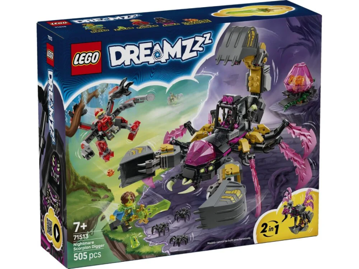 Конструктор LEGO DREAMZzz  Кошмарний землекоп-скорпіон