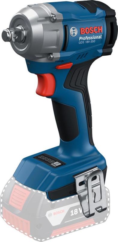 Гайковерт ударный Bosch IDS GDS 18V-350 18В до 3400об·мин 85/200/350Нм квадрат 1/2" 1.1кг без АКБ и ЗП