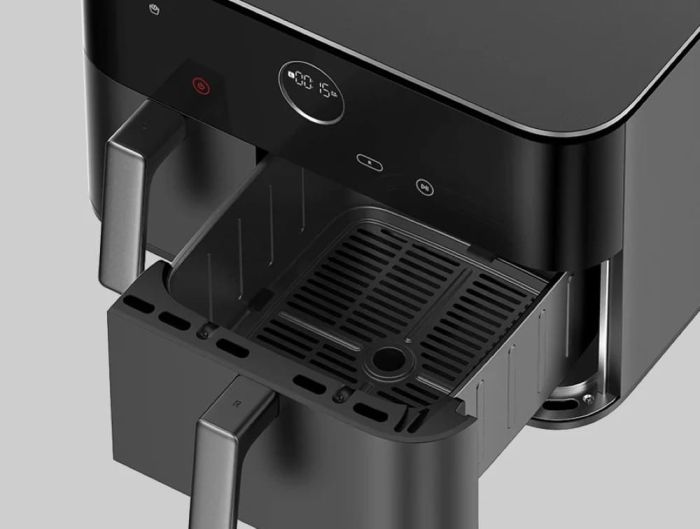 Мультипечь Xiaomi Dual Zone Air Fryer 10L 2700Вт, чаша-10л, сенсорное управл., пластик, чорний