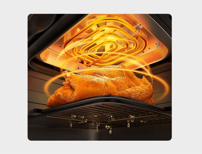 Мультипечь Xiaomi Dual Zone Air Fryer 10L 2700Вт, чаша-10л, сенсорное управл., пластик, чорний