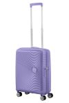 Валіза American Tourister, Soundbox, поліпропілен, мала, 55см, 35.5/41л, TSA, 4 колеса, EXP, лавандовий