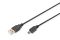 Кабель DIGITUS USB-A > USB-mini B синхронизации, 3.0 m, черный