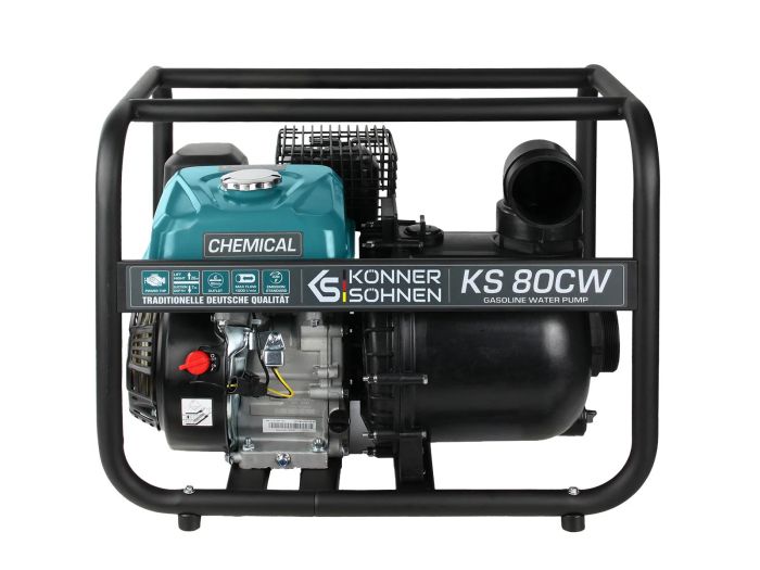 Мотопомпа бензиновая Konner&Sohnen KS 80CW 1000л/мин 7.0л.с 28кг
