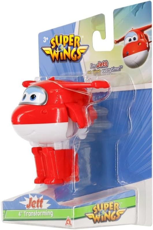 Игровая фигурка-трансформер Super Wings Transforming Джетт (Jett), 10см
