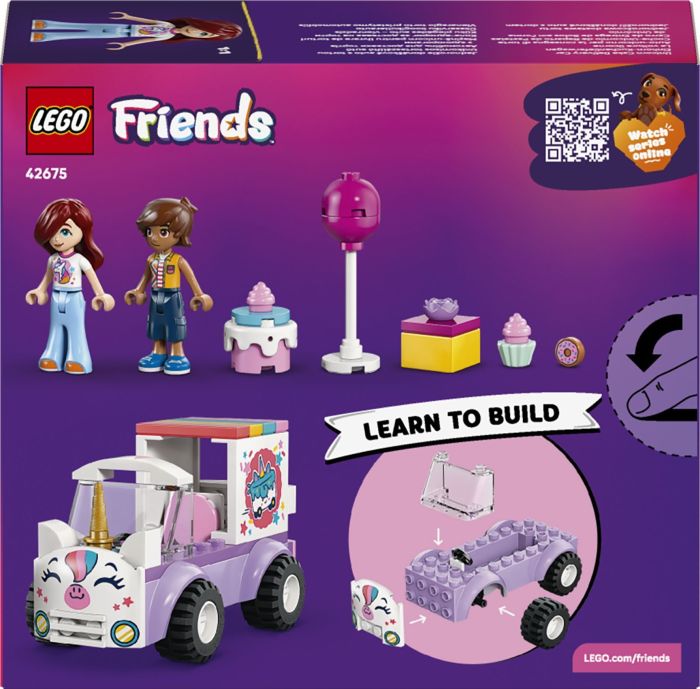Конструктор LEGO Friends Автомобиль для доставки тортов с единорогами