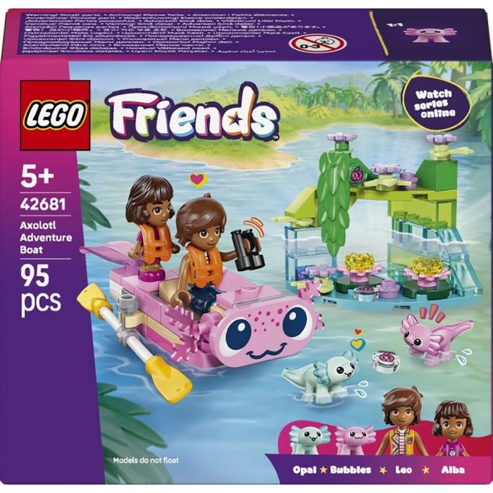 Конструктор LEGO Friends Приключенческая лодка «Аксолотль»