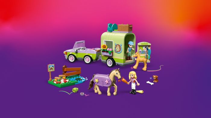 Конструктор LEGO Friends Прицеп для коня и лошади