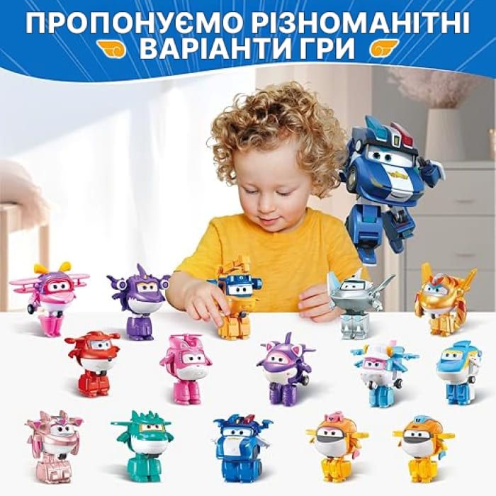 Игровая фигурка-трансформер Super Wings Transform-a-Bots Люси (Lucie), 5см