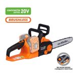 Пила ланцюгова акумуляторна   40В(20В+20В) шина Oregon 35см 3/8" 15.0м/с ЗП 3.68кг без АКБ та ЗП SEQUOIA SBC4014BSO