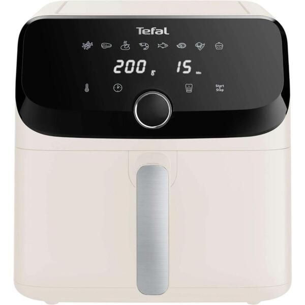 Мультипіч Tefal Easy Fry Mega, 1700Вт, чаша-7.5л, сенсорне керув., 8 програм, пластик, бежевий
