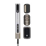 Фен-щітка Babyliss Limited Edition SilverGold, 1600Вт, 4 режими, іоніз-я, хол. обдув, кераміка, сірий