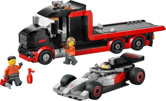 Конструктор LEGO City Грузовик для демонстрации F1 с перегоновым автомобилем Audi F1
