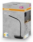 Лампа настольная OSRAM Panan DISK SQ 12W 3000К 4000К 6500К с димером, черная