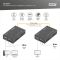Набор удлинителей DIGITUS HDMI, HDBaseT, UHD 4K*2K@30Гц, (Cat 5E, 6, 7), 70м
