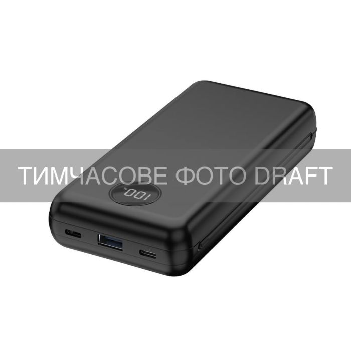 2E Power Bank 30000мА·год, 65Вт, PD, QC, Black