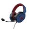 Гарнитура Trust GXT492SM Carus Superman edition, 3.5мм, синий
