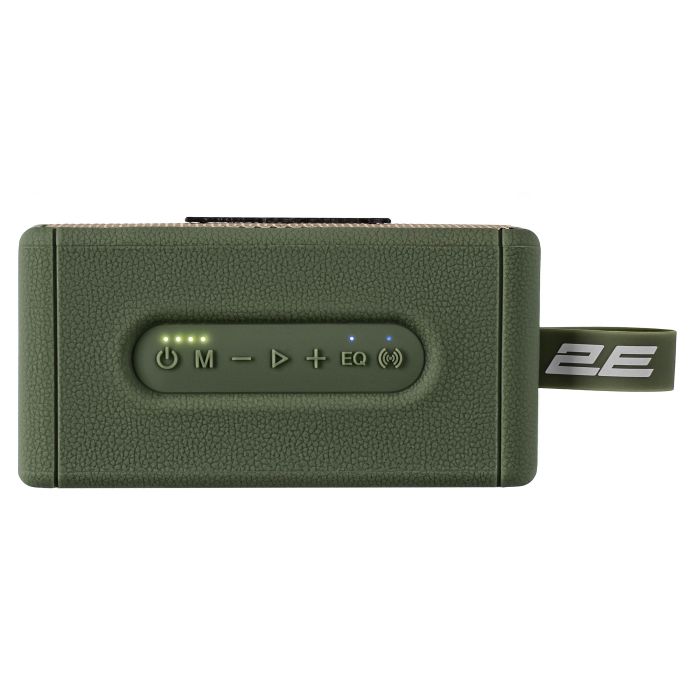 Портативная акустическая система 2E SoundLegend Mini 40Вт, BT 5.3, TWS, FLAC, MP3, WAV, EQ, Power Bank, IPX6, Зелёный