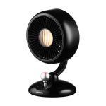 Вентилятор  AviaFan  настільний, 12см, акумулятор, підсвічування, USB-A Type-C, чорний ARDESTO FT-F3600BL