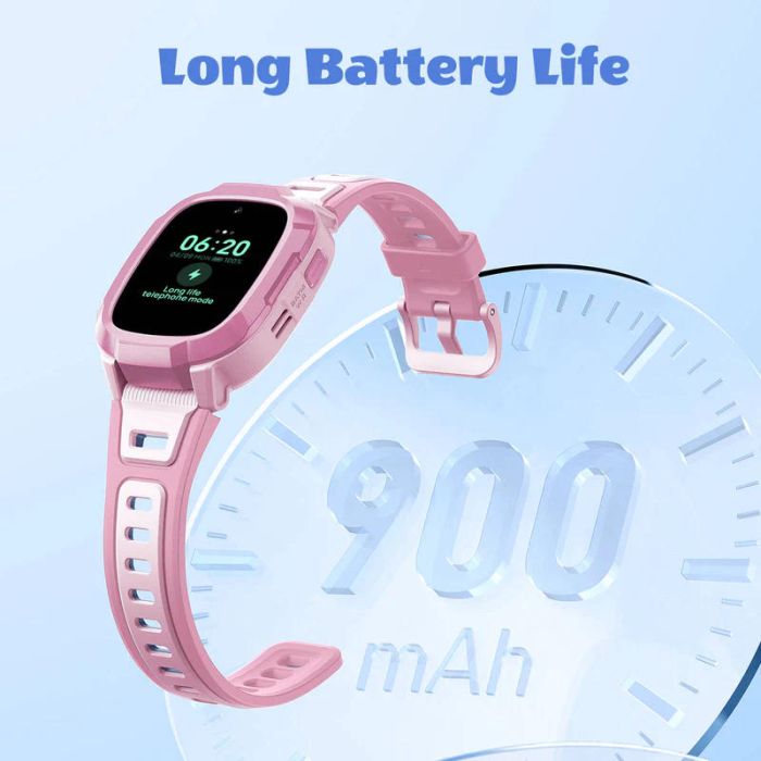 Детские часы-телефон Mibro P6, 1.4", 240x280, GPS, 2MP, 900 мА·ч, 2 ATM, синий