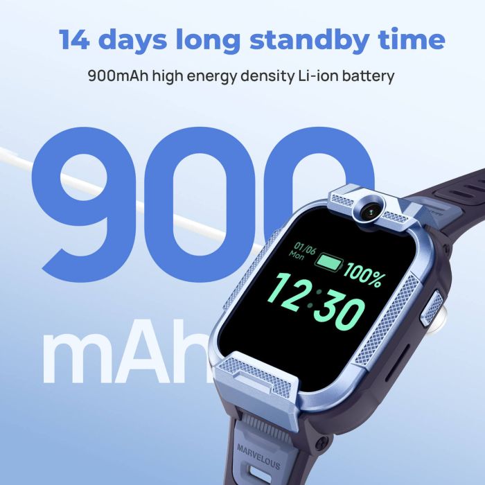 Детские часы-телефон Mibro Z5, 1.69", 240x280, GPS, 2MP dual, 900 мА·ч, 2 ATM, розовый