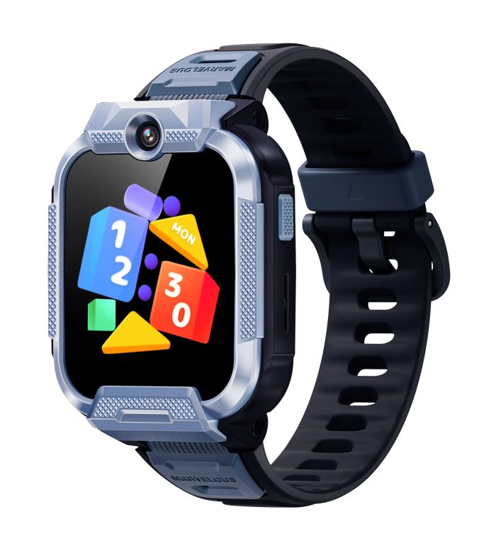 Детские часы-телефон Mibro Z5, 1.69", 240x280, GPS, 2MP dual, 900 мА·ч, 2 ATM, синий