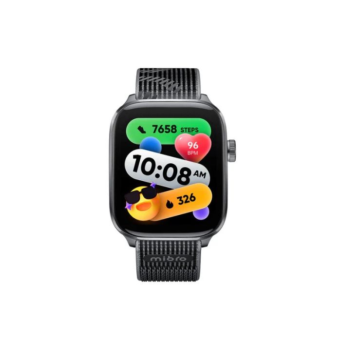 Смарт-часы Mibro Fit 44 мм, 1.75", 390x450, AMOLED, BT 5.3, GPS, 5 ATM, черный