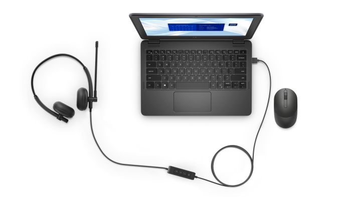Гарнитура Dell Wired Headset - WH125, черный