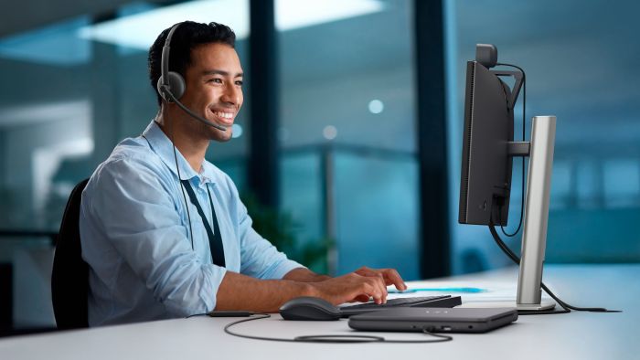 Гарнитура Dell Wired Headset - WH125, черный