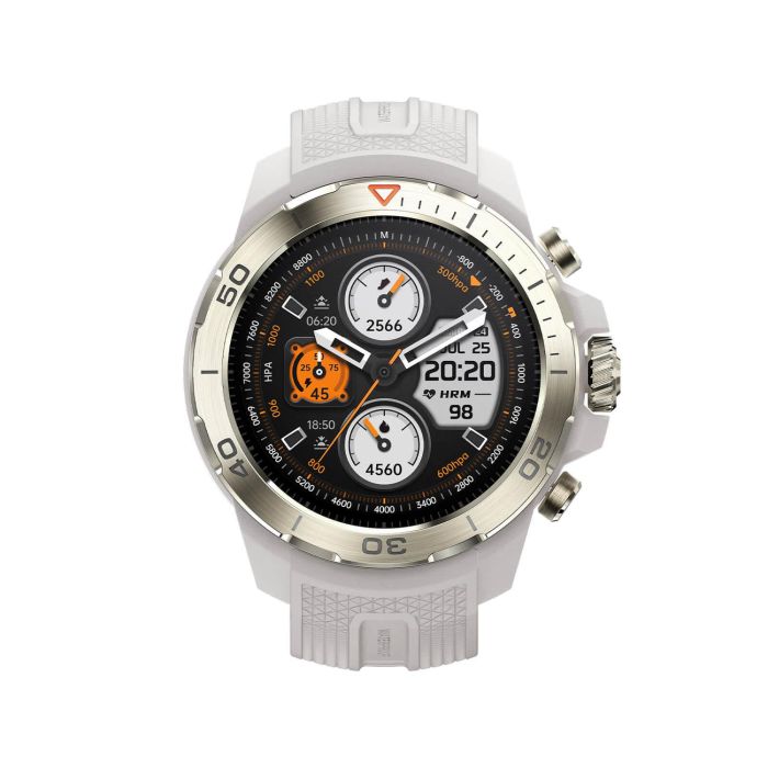 Смарт-часы Mibro GS Explorer 48 мм, 1.32", 466x466, AMOLED, BT 5.3, Dual-band GPS, 10 ATM, песочно-белый