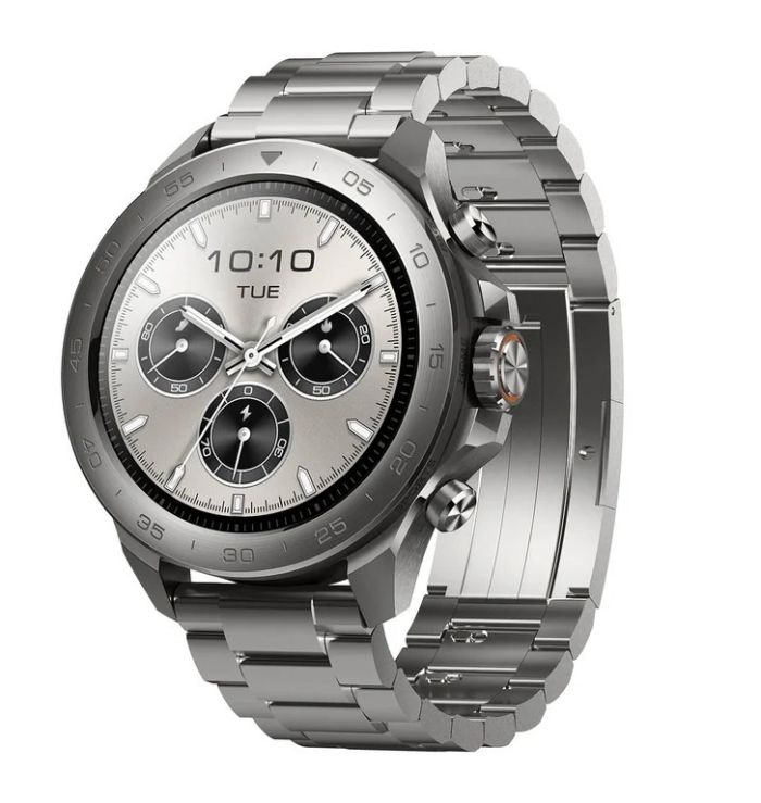 Смарт-годинник Mibro GS Explorer S 48мм, 1.32", 466x466, AMOLED, BT 5.3, Dual-band GPS, 10 ATM, суцільний титан