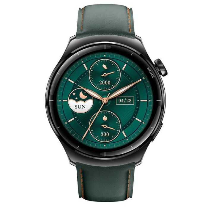 Смарт-часы Mibro Lite 3 Pro 45 мм, 1.32", 466x466, AMOLED, BT 5.3, GPS, 5 ATM, тёмно-зелёный