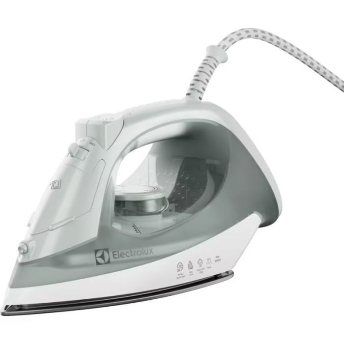 Праска Electrolux компактна, 2000Вт, 200мл, паровий удар 80гр, керам. підошва, зелений