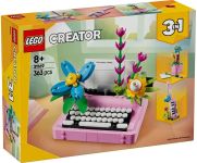 Конструктор LEGO Creator Друкарська машинка з квітами