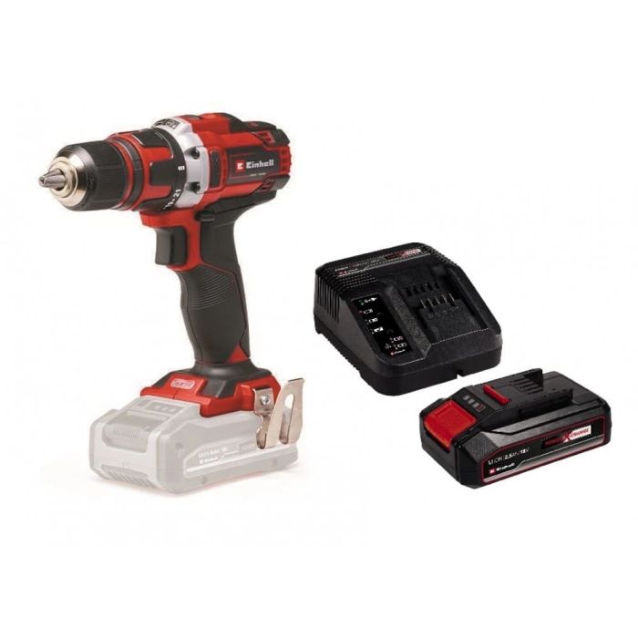 Шуруповерт-дрель аккумуляторная Einhell TE-CD 18/40 Li Kit PXC 18В акб 1х2.5А·час 40Нм 400·1500об/мин ЗП 1.25кг