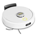 karcher robot VC RVC 3, h=0.97cm, wet cleaning, dust cont -0.24L, water -0.28L, battery operation up to 130min, Bluetooth, white
