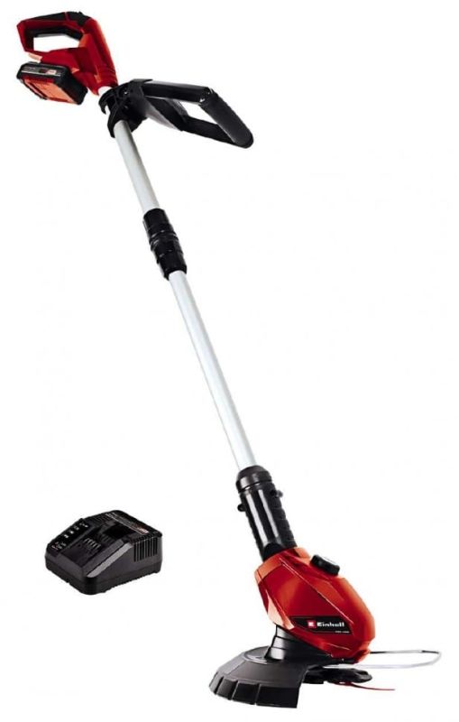 Тример садовий акумуляторний Einhell GE-CT 18 Li Kit PXC 18В акб 1х2.5А·год 24см ЗП 1.75кг