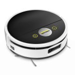 Робот-пылесос karcher RVF 7, h=10.5см, влажная уборка, конт пыль -250л, вода -0.30л, Bluetooth, белый