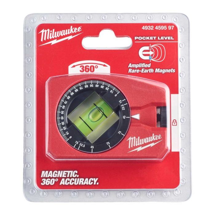 Рівень Milwaukee MiniBox, 7.8см, 1 капсула, 360° магнітний, алюмінієвий корпус