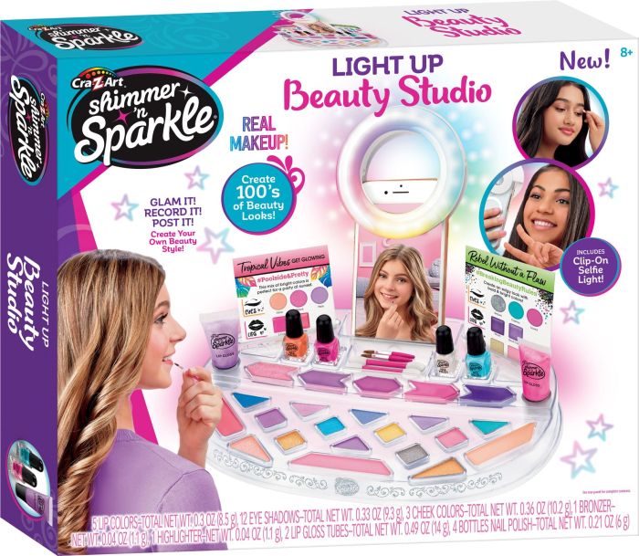 Набор детской косметики Cra-Z-Art Selfie Time Light Up Beauty Studio