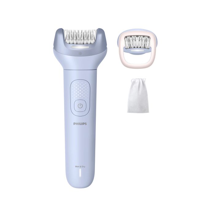 Епілятор Philips Series 8000 дисковий, аккумул., пінцет.-32, волог.+сух., футляр, з підсвіткою, білий