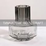 Ваза ARDESTO Piera, 12.5х15см, скло, сірий