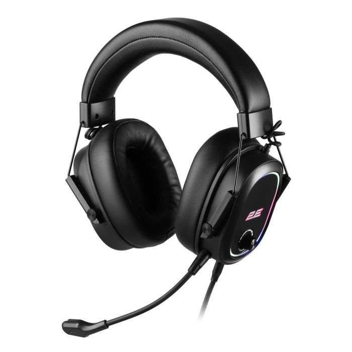 Гарнітура ігрова 2E GAMING HG320 V2, 7.1, USB-A, RGB, 2м, чорний