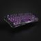 Клавіатура магнітна GravaStar Mercury V75 Lite 75keys, Blackcore, USB-A, Transparent Black