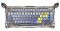 Клавиатура механическая GravaStar Mercury K1 Pro 80keys, GravaStar x Kailh Speedy Mint, BT/WL/USB, RGB, Interstellar Silver