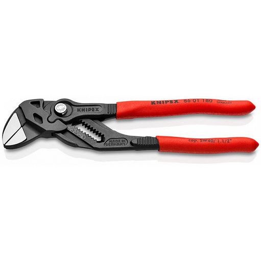 Клещи переставные KNIPEX, 0-40мм, 180мм, фосфатированные, 0.230кг